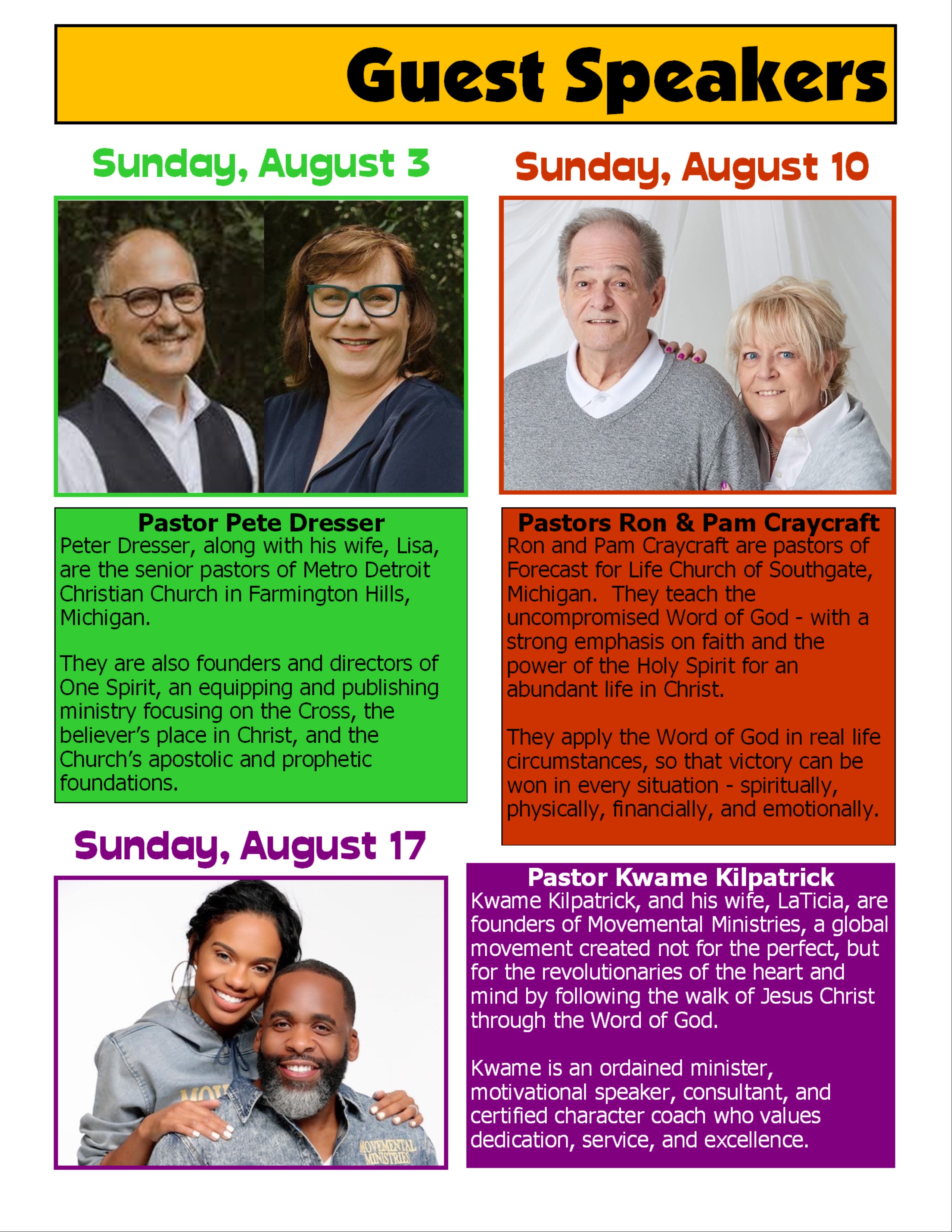 Guest Speakers in August 2025 page01