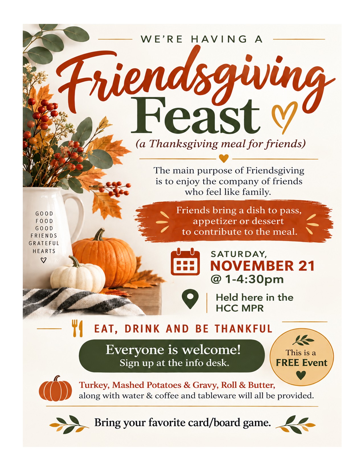 Friendsgiving Feast