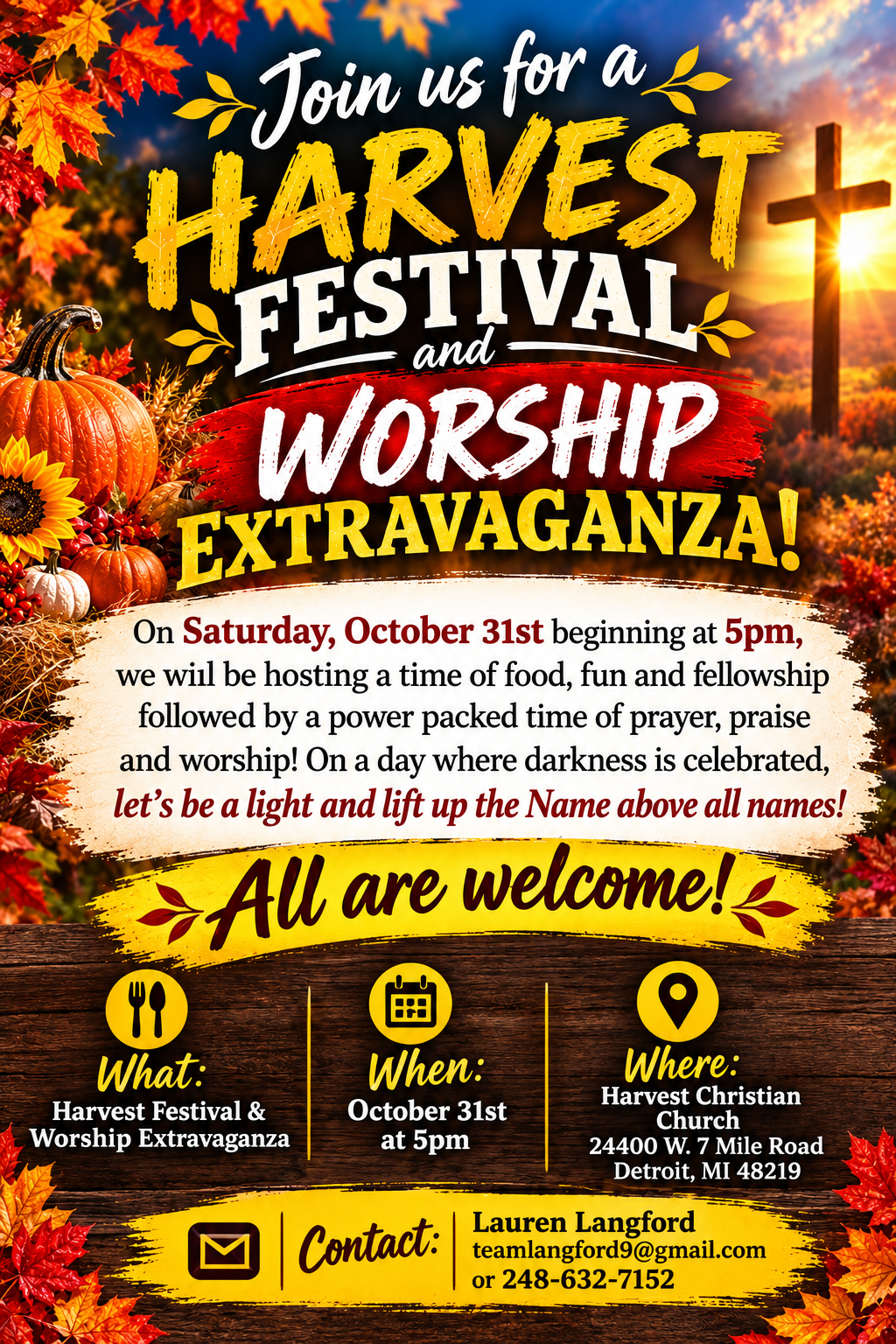 Harvest Festival & Worship Extravaganza